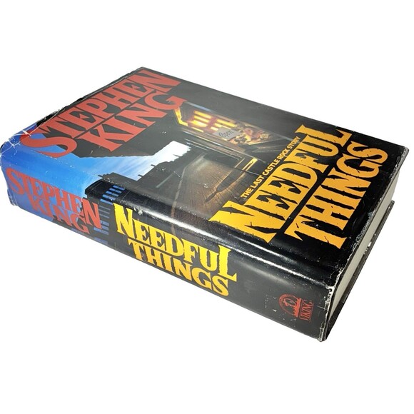 Needful Things Stephen King Vintage 1991 First Edition Hardback Book - Picture 3 of 10